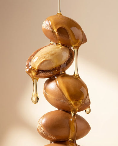 10% cold-pressed Moroccan argan oil