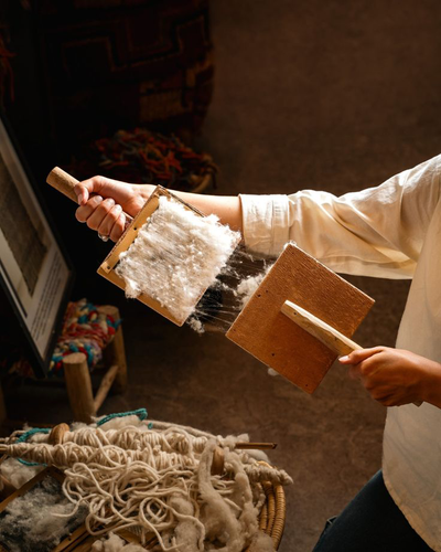 Traditional viscose hammam weave